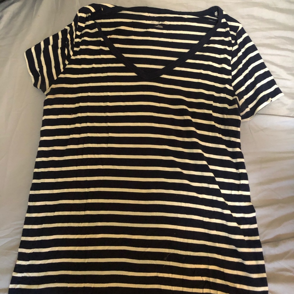 Striped soft tee